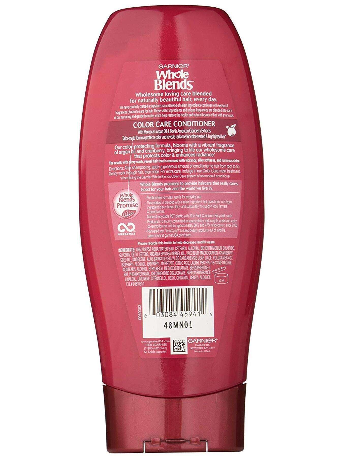 garnier hair conditioner whole blends argan oil cranberry conditioner 370 ml 603084459414 t2